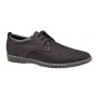 Pantofi barbati din piele naturala - Model Sport Casual Perforat Negru 128N